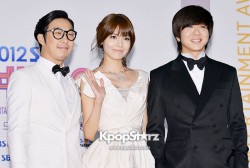 Haha, Sooyoung, Yoon Do Hyun at the SBS Entertainment Award Ceremony on December 30
