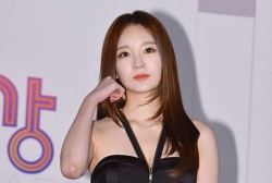 Kang Min Kyoung at the SBS Entertainment Award Ceremony on December 30