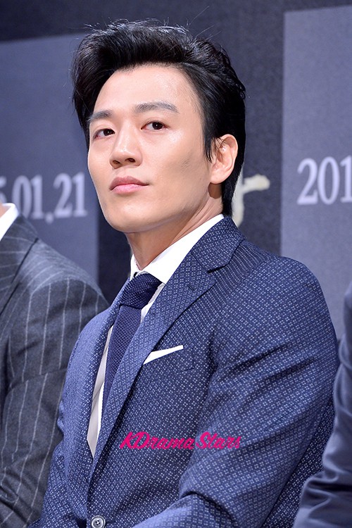 Kim Rae Won Attends a Press Conference of Upcoming Movie 'Gangnam 1970