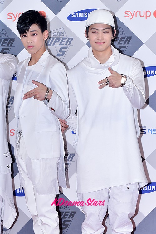 Got7 B1a4 Btob And Winner At Sbs Gayo Daejun Photo Wall Dec 21 2014 Photos Kdramastars 9936