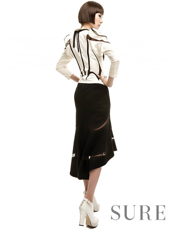 Jung So Min's Symmetrical Fashion for SURE Magazine | KDramaStars