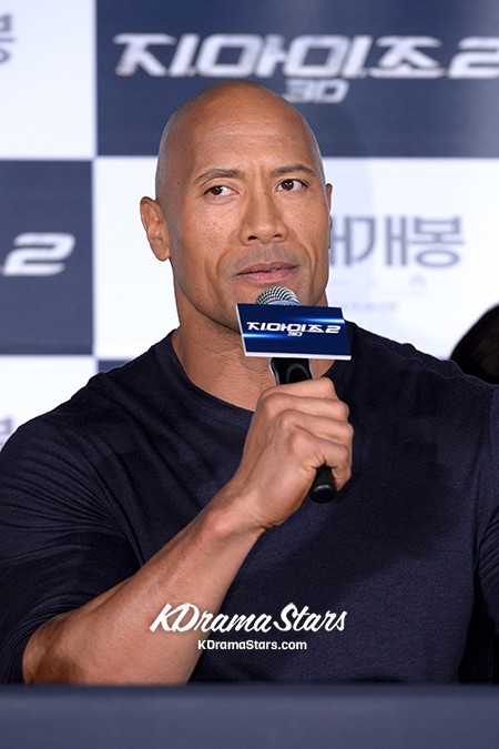 Actor Dwayne Johnson Attends 'G.I. JOE 2' Press Conference [PHOTOS ...