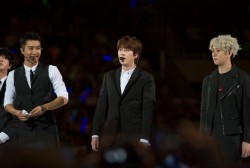 Super Junior performing at KCON LA.