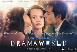 The Viki origingal series, 'Dramaworld,' stars Sean Dulake, Kim Sa Hee, and Liv Newson. 
