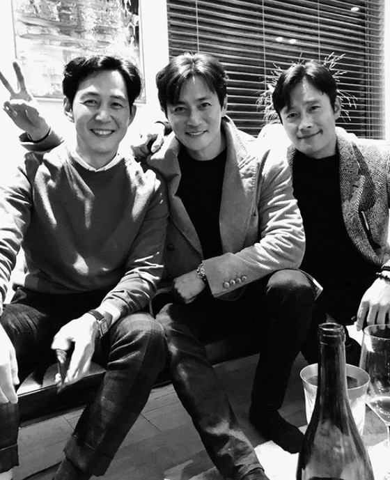 Actor Lee Byung-hun Posted A Photo With Good Friends Lee Jung-jae And Jang  Dong-gun | KDramaStars
