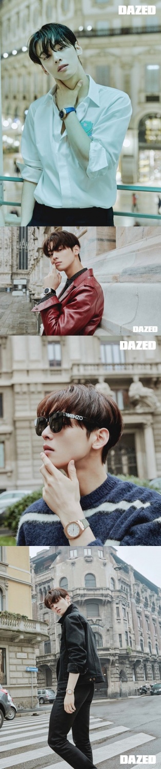 Cha Eun woo Photoshoot With Dazed Magazine Korea in Milan