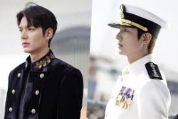 Lee Min Ho Looks Dashing in Navy Uniform in 