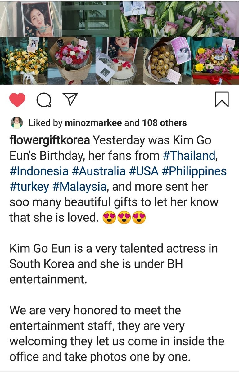 Kim Go Eun’s Birthday + Lee Min Ho’s Early Morning IG Post Makes Netizens Dance In Happiness 