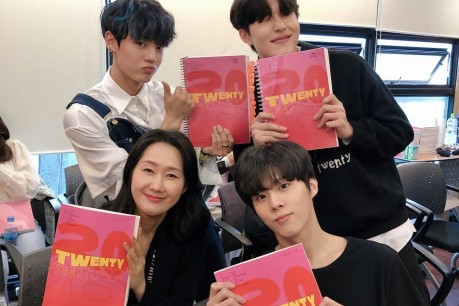 UP10TION's Kim Woo Seok, Han Sung Min, and More Meet at 1st Script Reading for New Web Drama