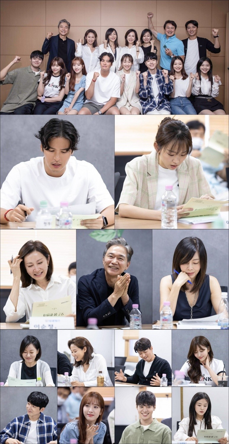 Jin Ki Joo, Lee Jang Woo, WJSN's Bona, and More All Smiles in Their First Script Reading Of New Drama