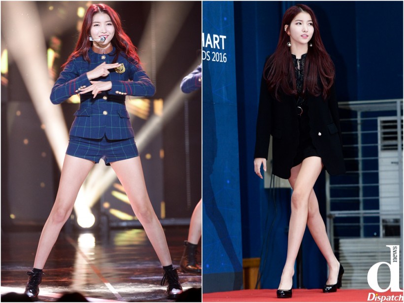 Korean Female Celebrities With Attractive Long Legs 