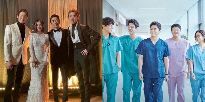 'Hospital Playlist' Actors Showcase Their Playful Bond in Backstage Photos At 2020 Mnet Asian Music Awards