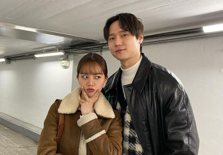 Actress Lee Hyeri and Actor Go Kyung Po