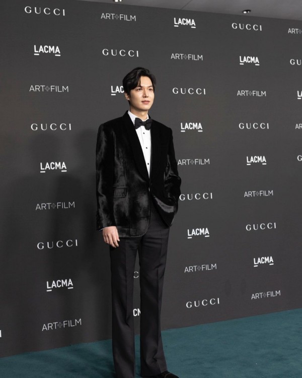 Lee Min Ho Joins ‘Squid Game’ Cast at the ‘2021 Art + Film Gala’ in the ...