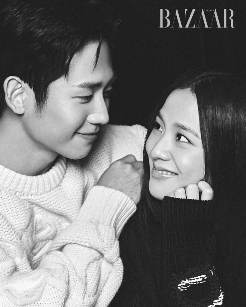 Jung Hae In and Jisoo