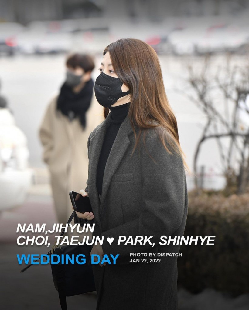 Nam Ji Hyun at Park Shin Hye and Choi Tae Joon's wedding