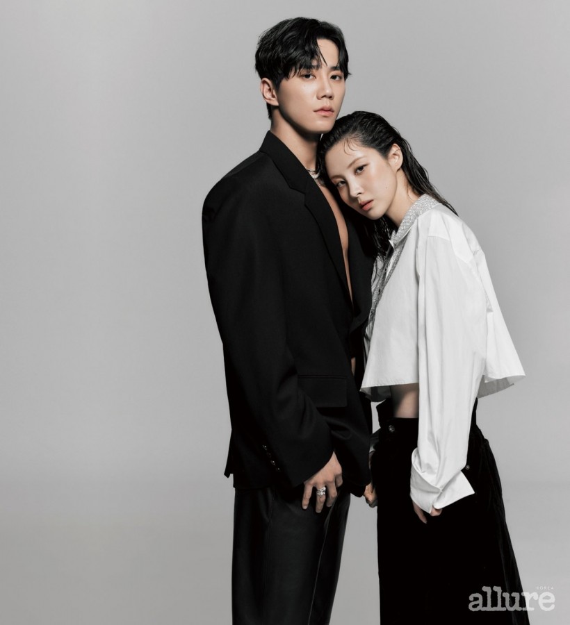 Love and Leashes Lee Jun Young and Seohyun for Allure Korea