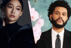Jung Ho Yeon and The Weeknd