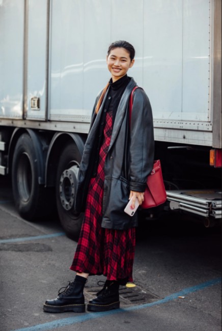 DAP MODELS on X: HoYeon Jung  Street Style at New York Fashion