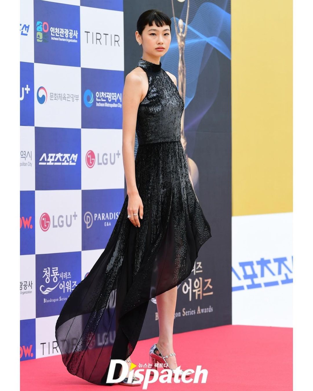 HoYeon Jung Shines in Louis Vuitton Dress at Blue Dragon Series