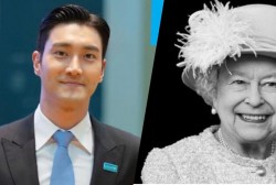 Choi Siwon and Queen Elizabeth II