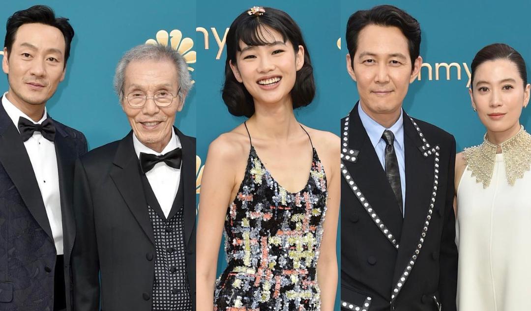 Emmy Awards 2022 Red Carpet: Jung Ho Yeon, More 'Squid Game' Cast Wows  Crowd With Dazzling Looks | KDramaStars