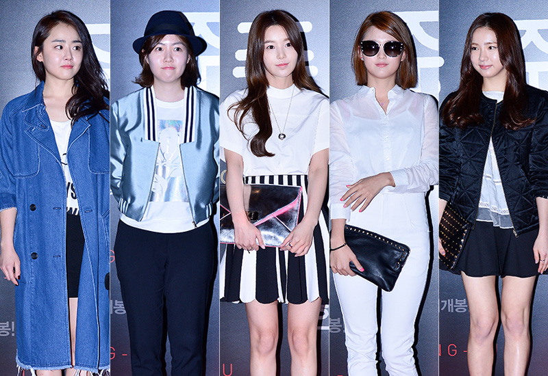 Moon Geun Young, Shim Eun Kyeong, Nam Gyu Ri, Nam Bo Ra and Shin