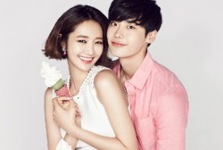 Lee Jong Suk Hugs Ko Joon Hee For An Ice Cream Commercial 