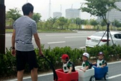 Song Il Gook And His Triplets Sons Join 